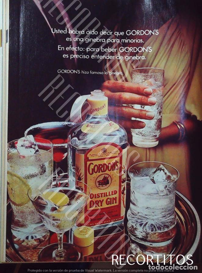 Juguetes antiguos y Juegos de colecci&oacute;n: GORDONS GINS GINEBRA ANUNCIO PUBLICIDAD