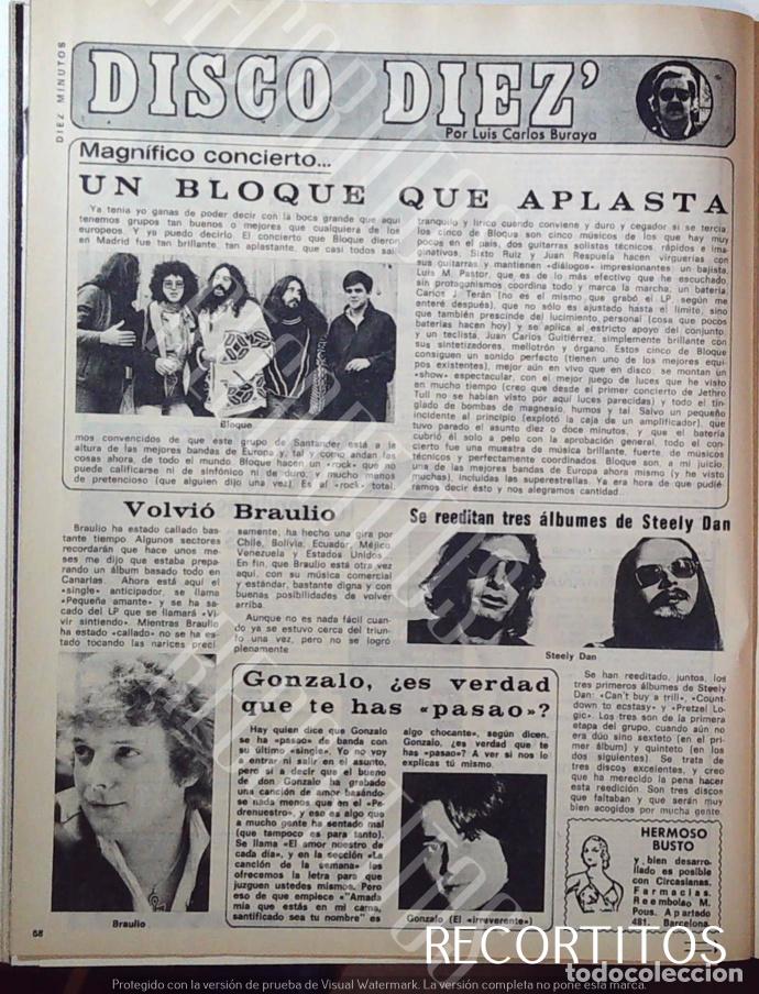 Altes Spielzeug und Spiele: BRAULIO GONZALO STEELY DAN BLOQUE