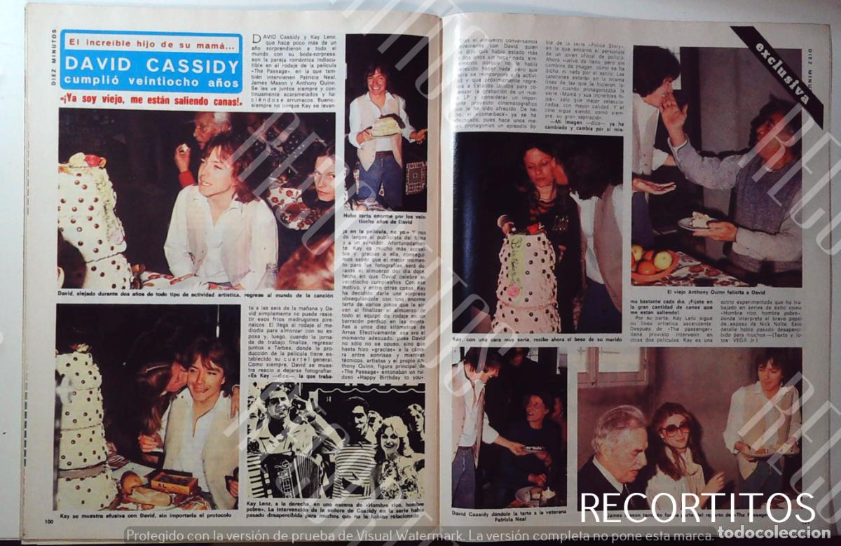 Jouets Anciens et Jeux de collection: DAVID CASSIDY KAY LENZ ANTHONY QUINN