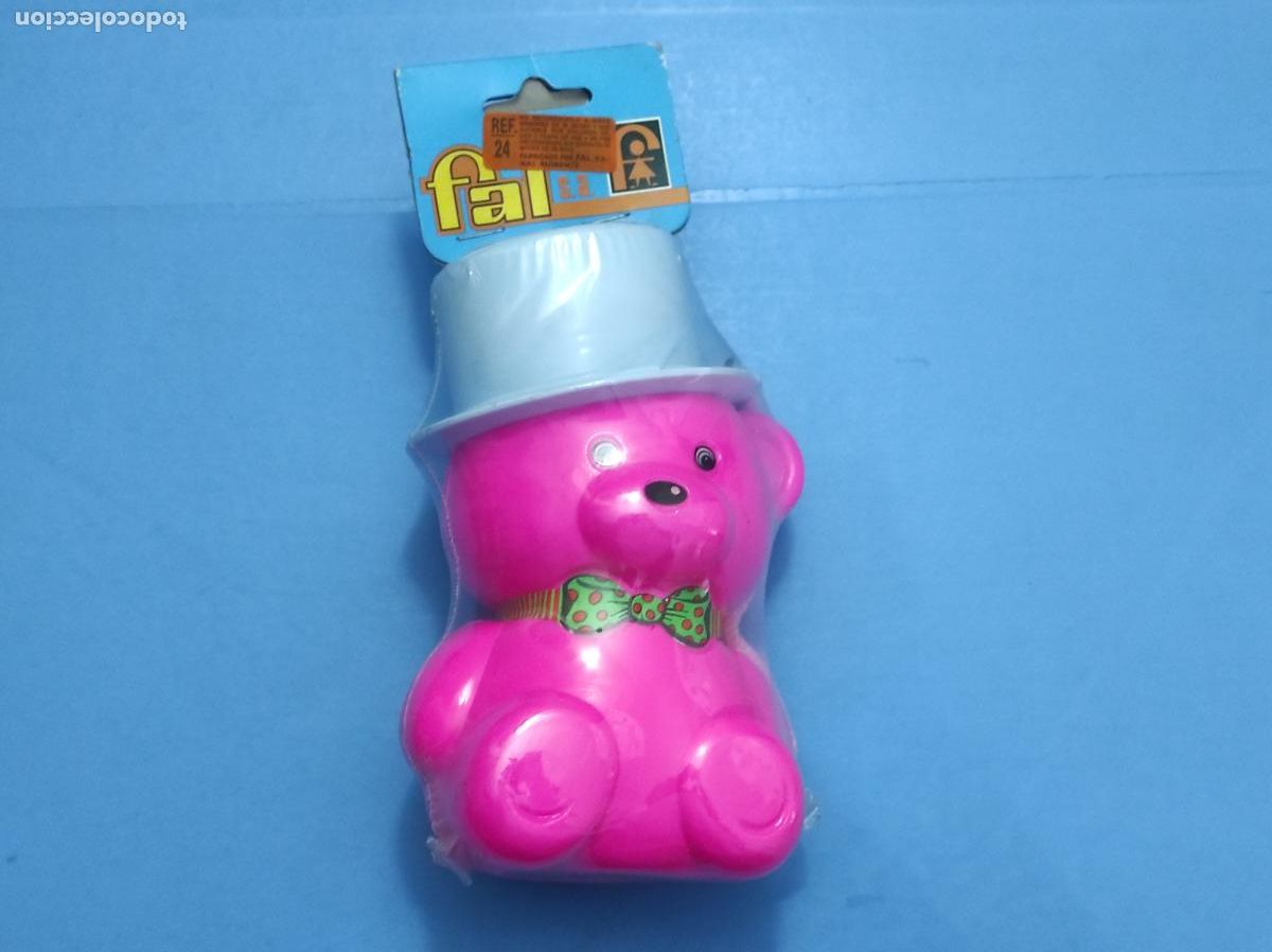 Giocattoli antichi e Giochi di collezione: CANTIMPLORA OSITO JUGUETE DE KIOSKO DE PLASTICO DE FAL S.A. FABRICADO EN ESPA&Ntilde;A