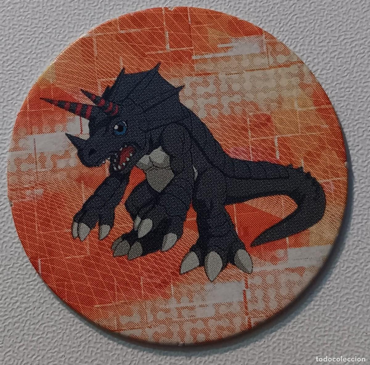 Juguetes antiguos y Juegos de colecci&oacute;n: tazo caps digimon numero 66 TRICERAMON panini a&ntilde;o 2001