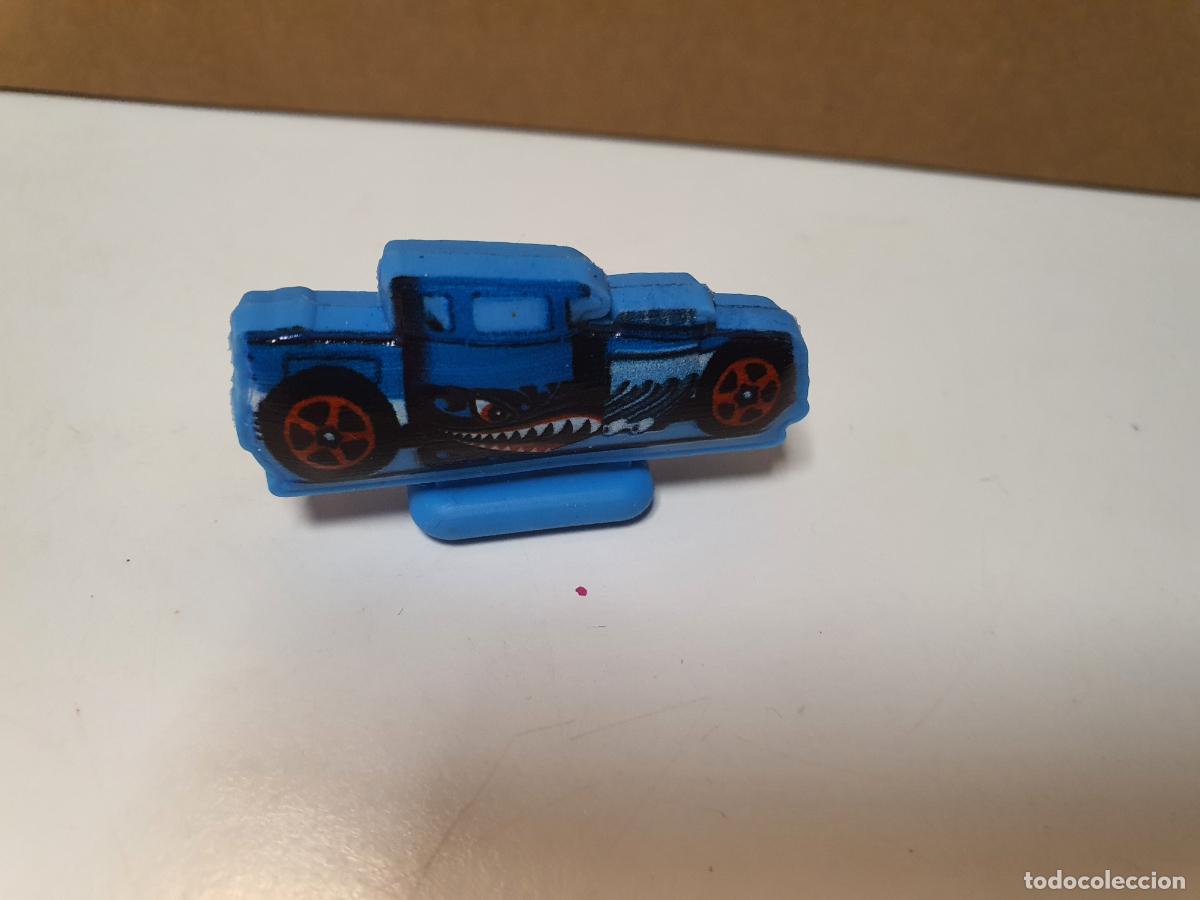 Antique Toys and Collectible Games: FIGURA 2019 MATTEL COCHE HOTWHEELS TIPO GOMA HUEVO KINDER HACENDADO PHOSKITOS ...