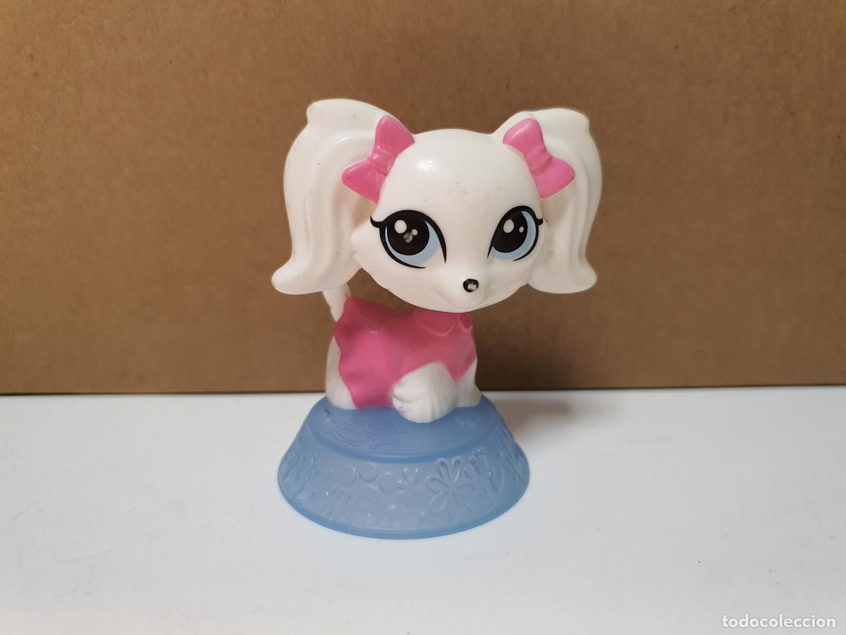 Brinquedos antigos e Jogos de cole&ccedil;&atilde;o: FIGURA LITTLEST PET SHOP MALTESE PRINCESA 7CM APROX