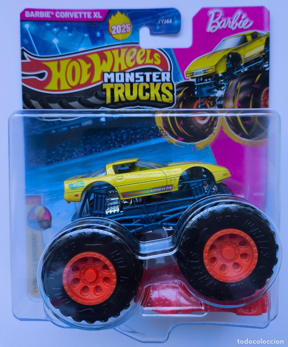 Altes Spielzeug und Spiele: HOT WHEELS MONSTER TRUCKS. BARBIE CORVETTE XL.