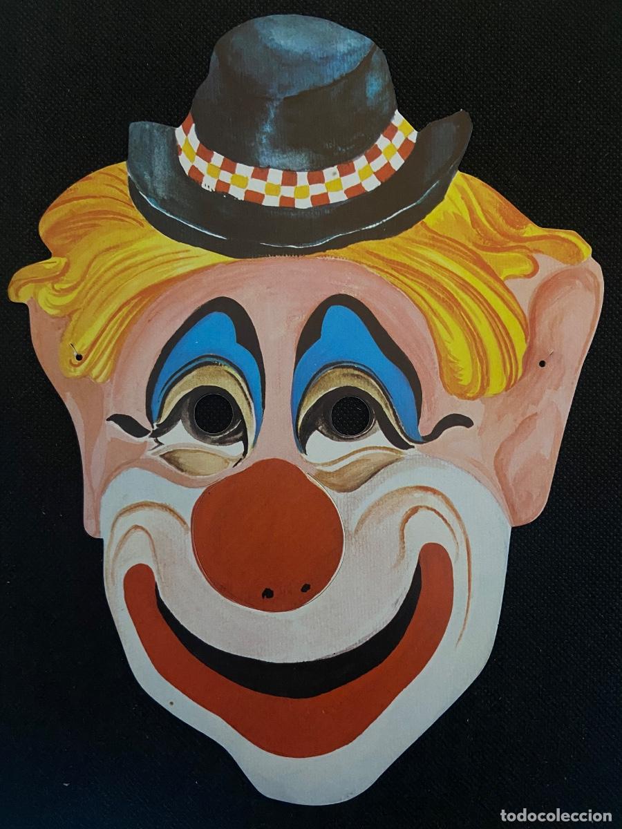 Jouets Anciens et Jeux de collection: ANTIGUO CARETA DE CARTON CON SUS GOMAS