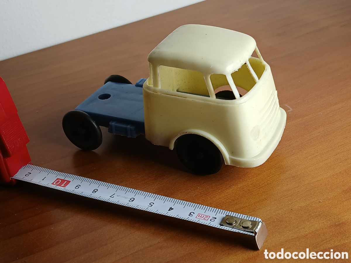 Juguetes antiguos y Juegos de colecci&oacute;n: Camion plastico kiosko quiosco pegaso mofletes a&ntilde;os 70