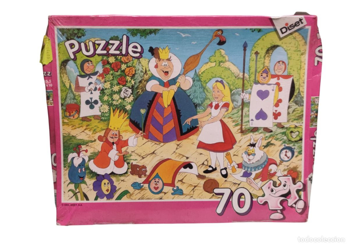 Juguetes antiguos y juegos de colecci&oacute;n: Antiguo puzzle de Alicia de Diset