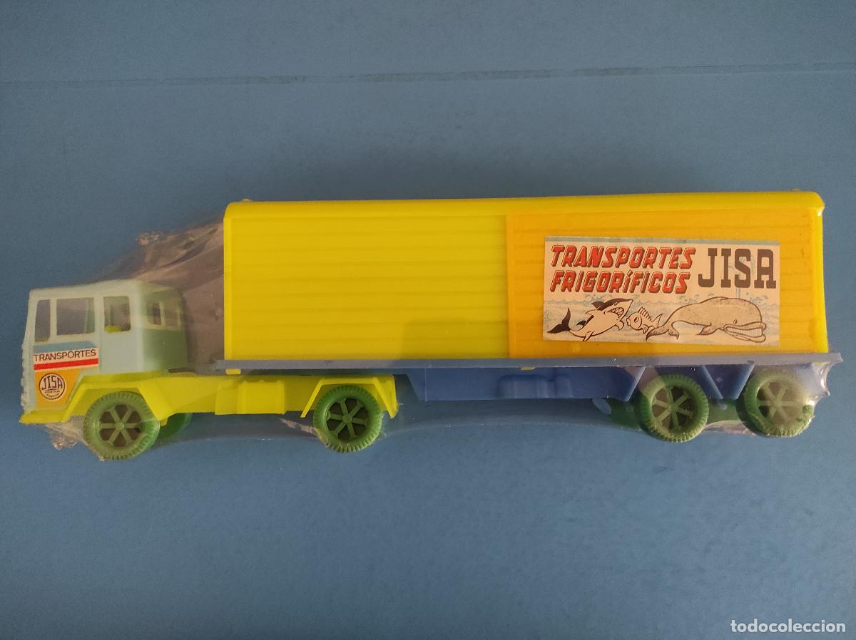 Giocattoli antichi e Giochi di collezione: CAMI&Oacute;N JUGUETE TRAILER FRIGORIFICO BARATIJA DE KIOSKO DE PLASTICO JISA