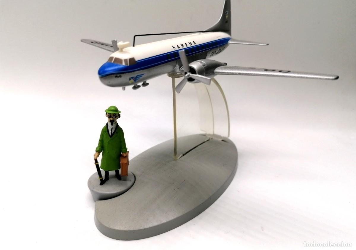 Juguetes antiguos y Juegos de colecci&oacute;n: TINTIN ASUNTO TORNASOL - AVION SABENA ORIGINAL - (GTA16)