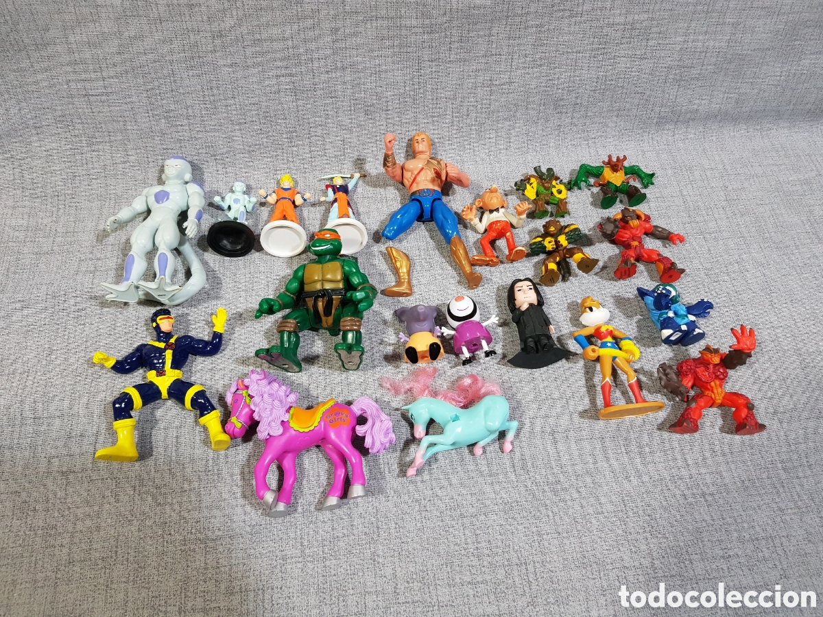 Juguetes antiguos y Juegos de colecci&oacute;n: FIGURAS MASTERS DEL UNIVERSO MOTU HE-MAN, DRAGON BALL, GORMITI, TORTUGAS NINJA, FILEM&Oacute;N IBA&Ntilde;EZ...