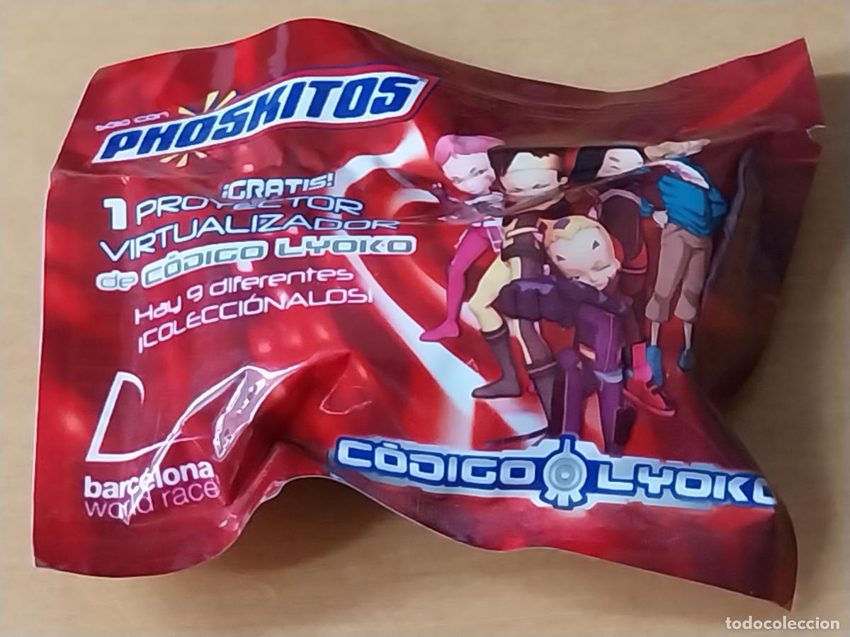 Juguetes antiguos y Juegos de colecci&oacute;n: PHOSKITOS CODIGO LYOKO PROYECTOR VIRTUALIZADOR BLISTER JUGUETE SIN ABRIR 8X6,6CMS PROMOCIONAL PASTEL