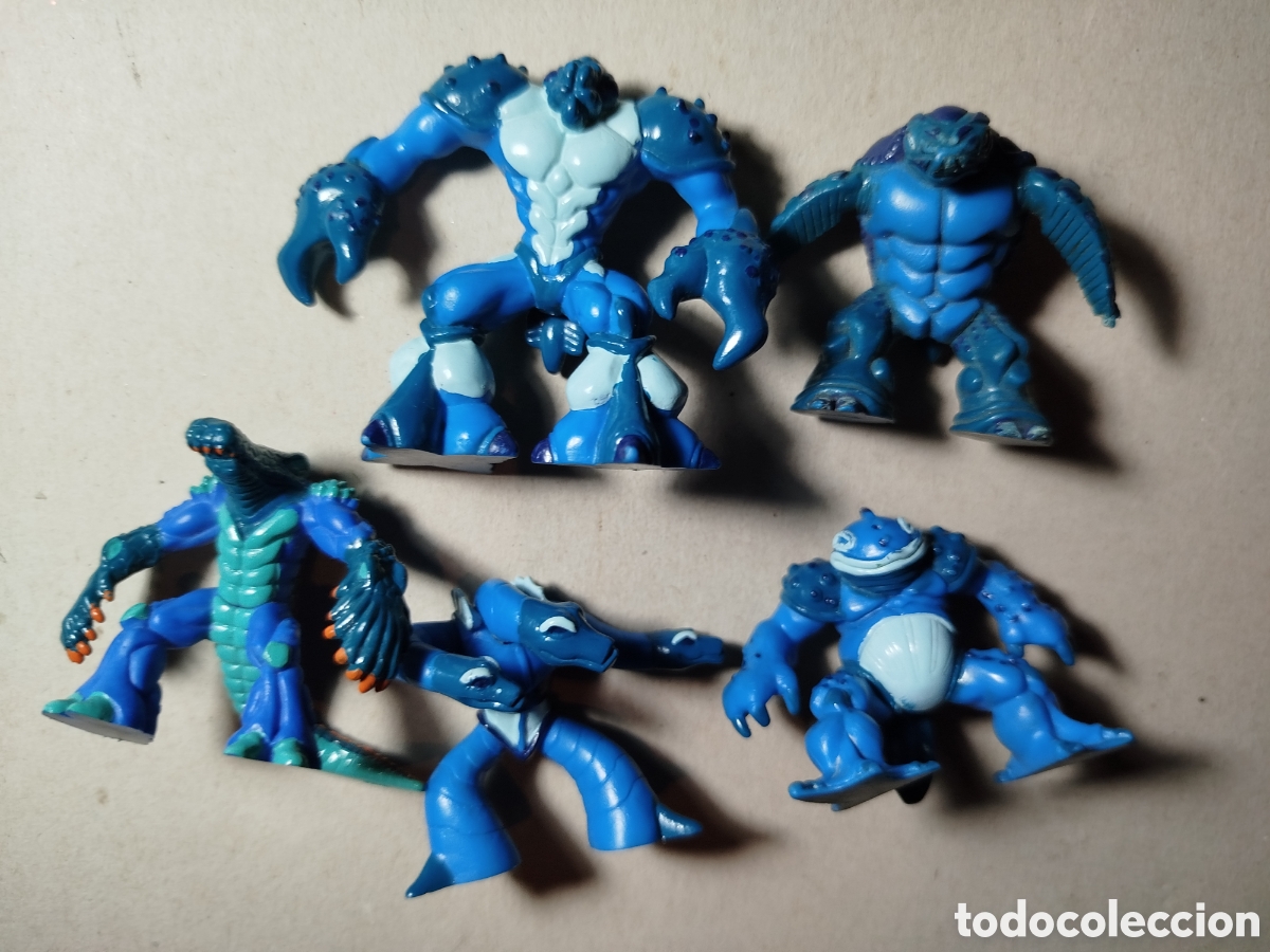 Juguetes antiguos y Juegos de colecci&oacute;n: Lote 5 figuras gormitis pvc