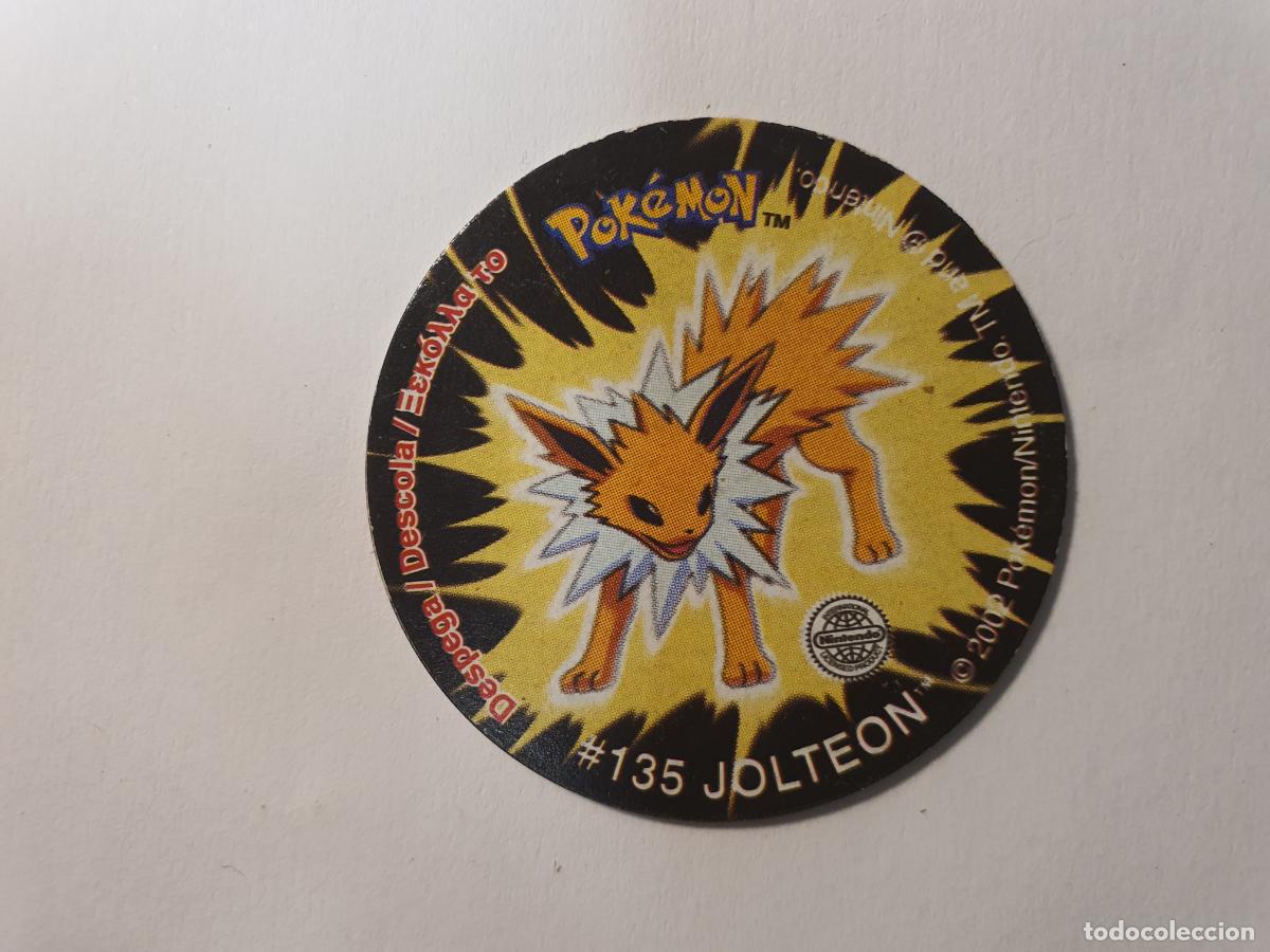 Juguetes antiguos y Juegos de colecci&oacute;n: TAZO POKEMON -- A&Ntilde;O 2002 -- POKEMON TAZOS LEAGUE 2 -- MATUTANO - ESPA&Ntilde;A -- N&ordm; 135 CON PEGATINA