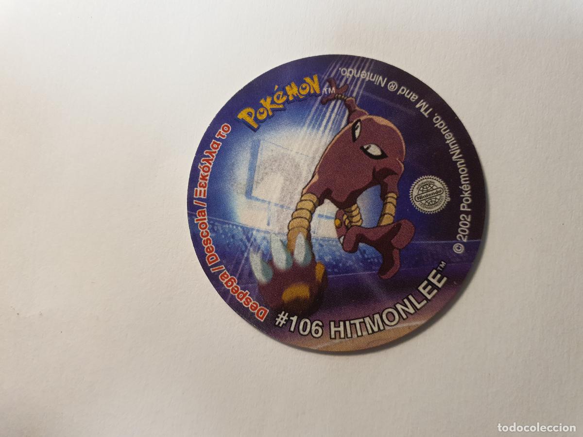 Juguetes antiguos y Juegos de colecci&oacute;n: TAZO POKEMON -- A&Ntilde;O 2002 -- POKEMON TAZOS LEAGUE 2 -- MATUTANO - ESPA&Ntilde;A - N&ordm; 106 CON PEGATINA