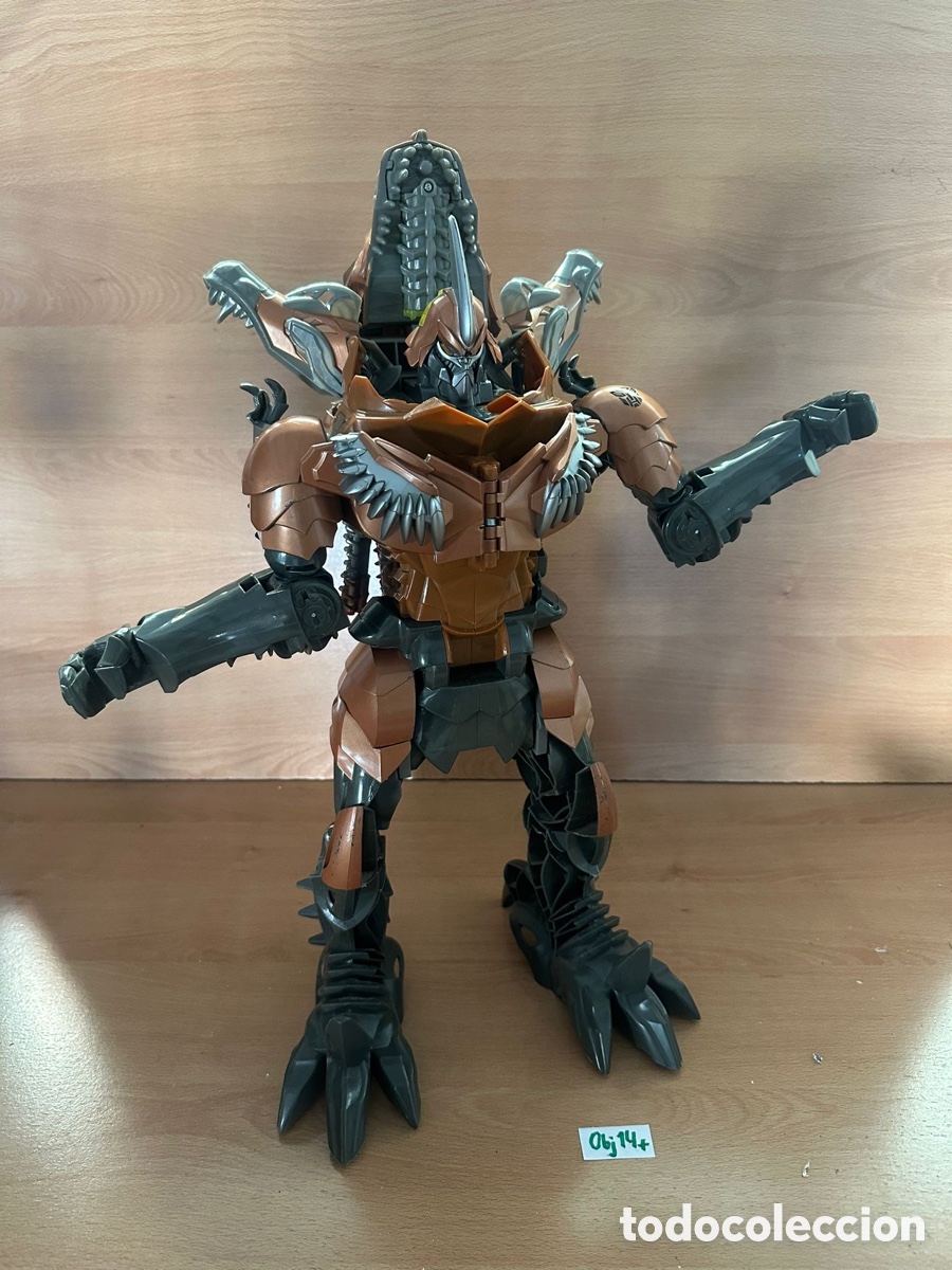 Juguetes antiguos y juegos de colecci&oacute;n: Transformers Grimlock Stomp & Chomp La Era de la Extinci&oacute;n - Foto 1