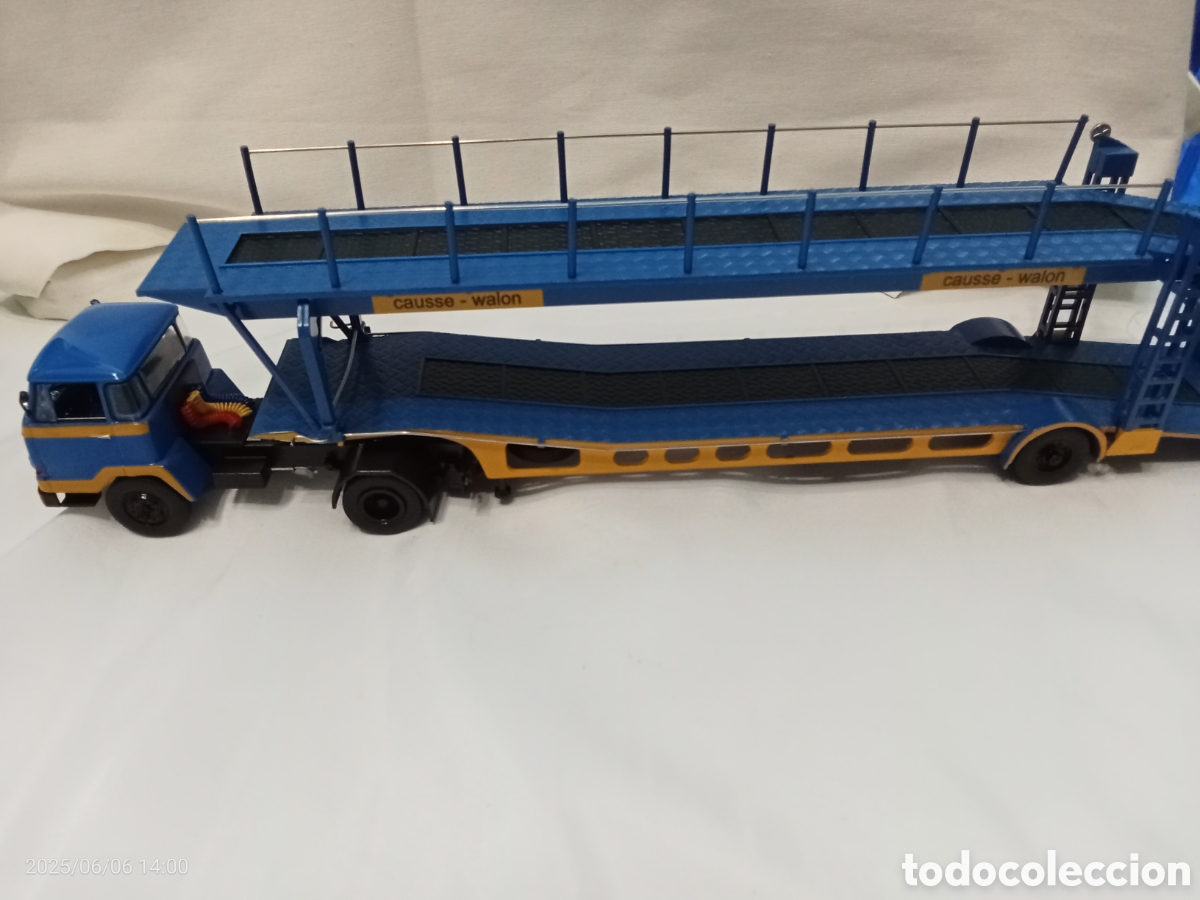 Juguetes antiguos y Juegos de colecci&oacute;n: CAMI&Oacute;N COCHE TRAILER UNIC MZ36 ALTAYA