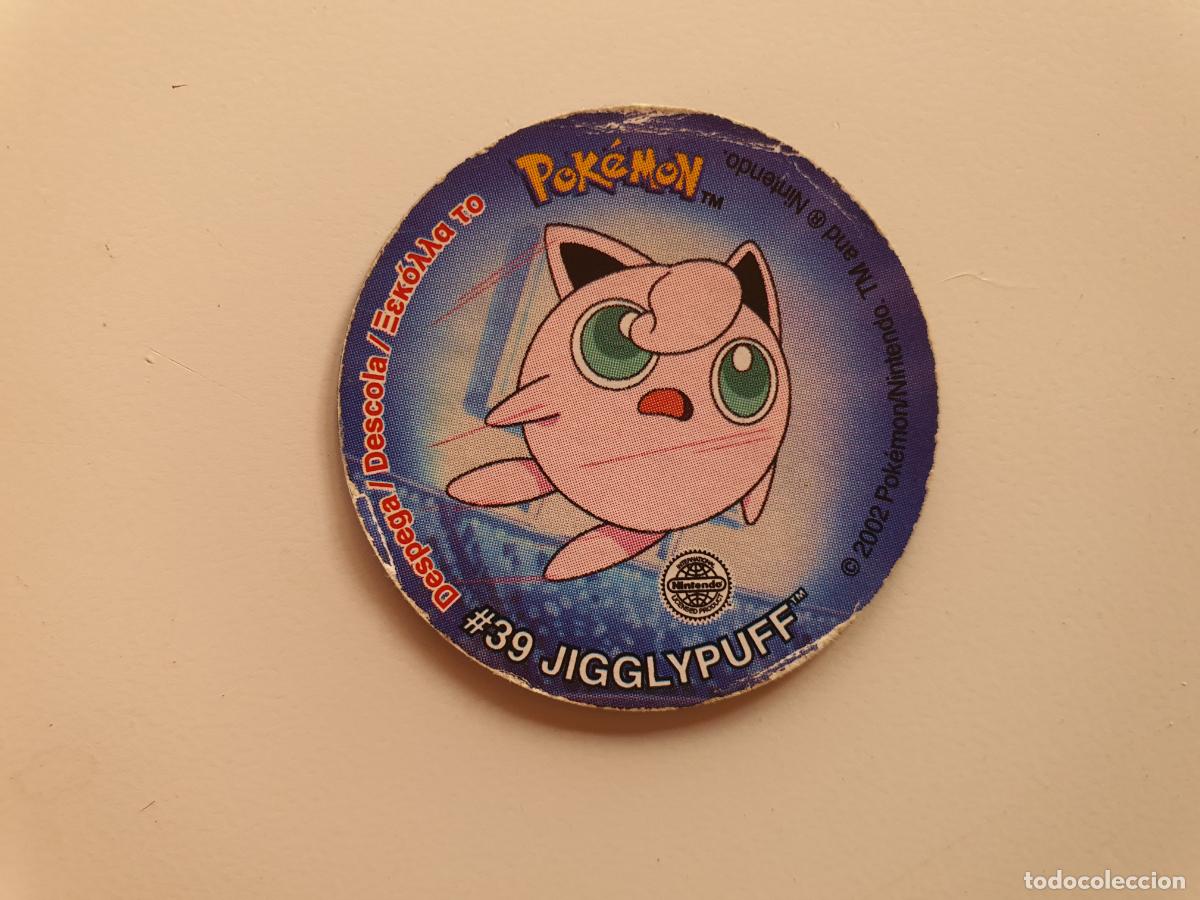 Juguetes antiguos y juegos de colecci&oacute;n: TAZO POKEMON -- A&Ntilde;O 2002 -- POKEMON TAZOS LEAGUE 2 -- MATUTANO - ESPA&Ntilde;A - N&ordm; 39 CON PEGATINA