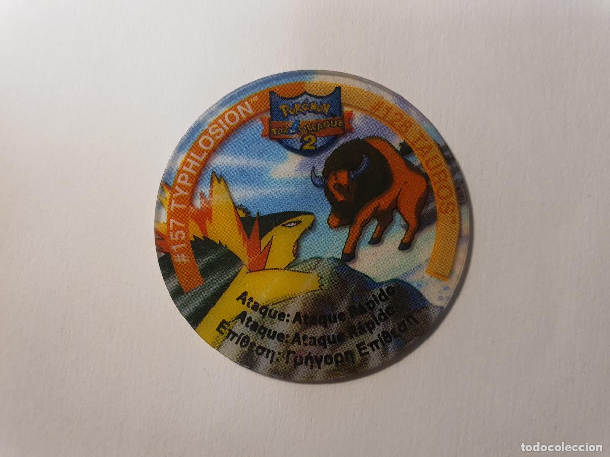 Juguetes antiguos y juegos de colecci&oacute;n: TAZO POKEMON -- A&Ntilde;O 2002 -- POKEMON TAZOS LEAGUE 2 -- MATUTANO - ESPA&Ntilde;A -- N&ordm; 157 128