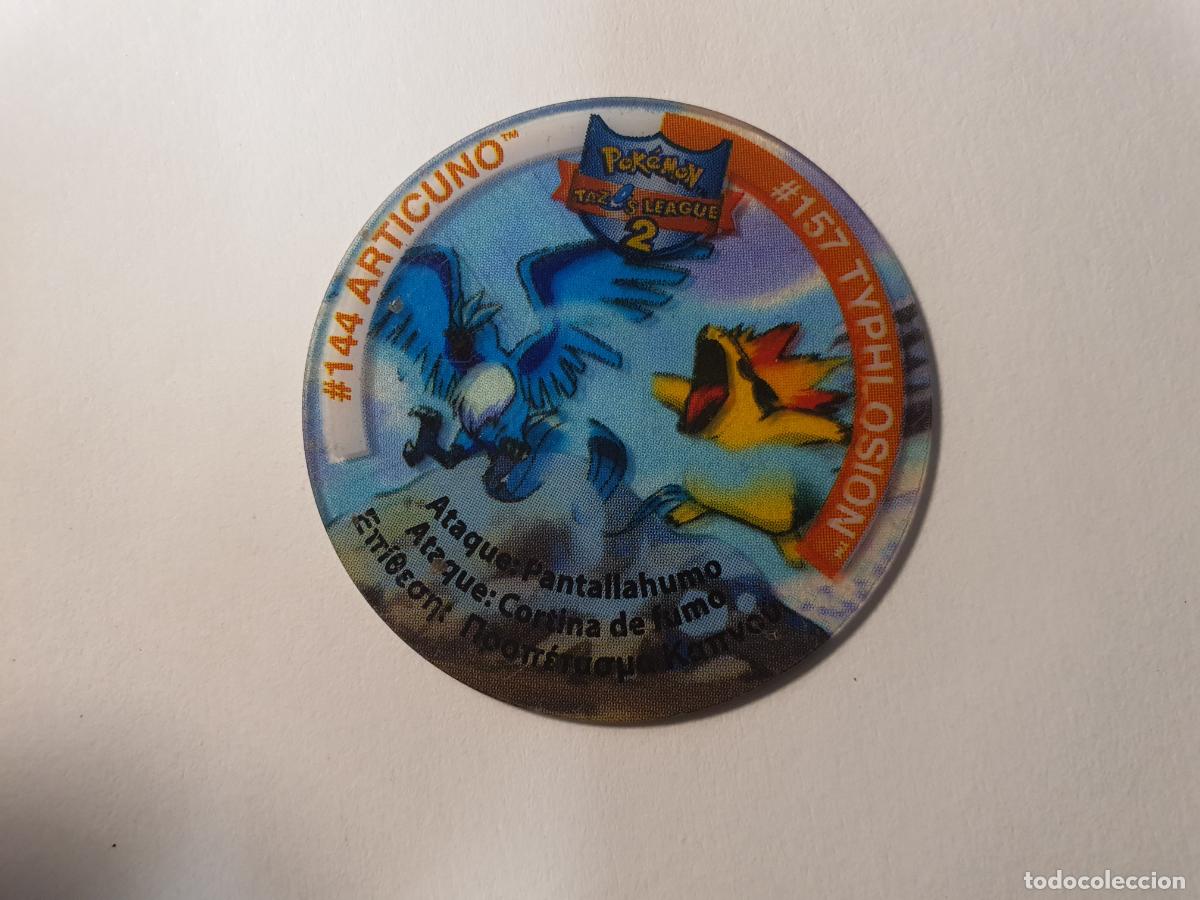 Juguetes antiguos y juegos de colecci&oacute;n: TAZO POKEMON -- A&Ntilde;O 2002 -- POKEMON TAZOS LEAGUE 2 -- MATUTANO - ESPA&Ntilde;A -- N&ordm; 144 157