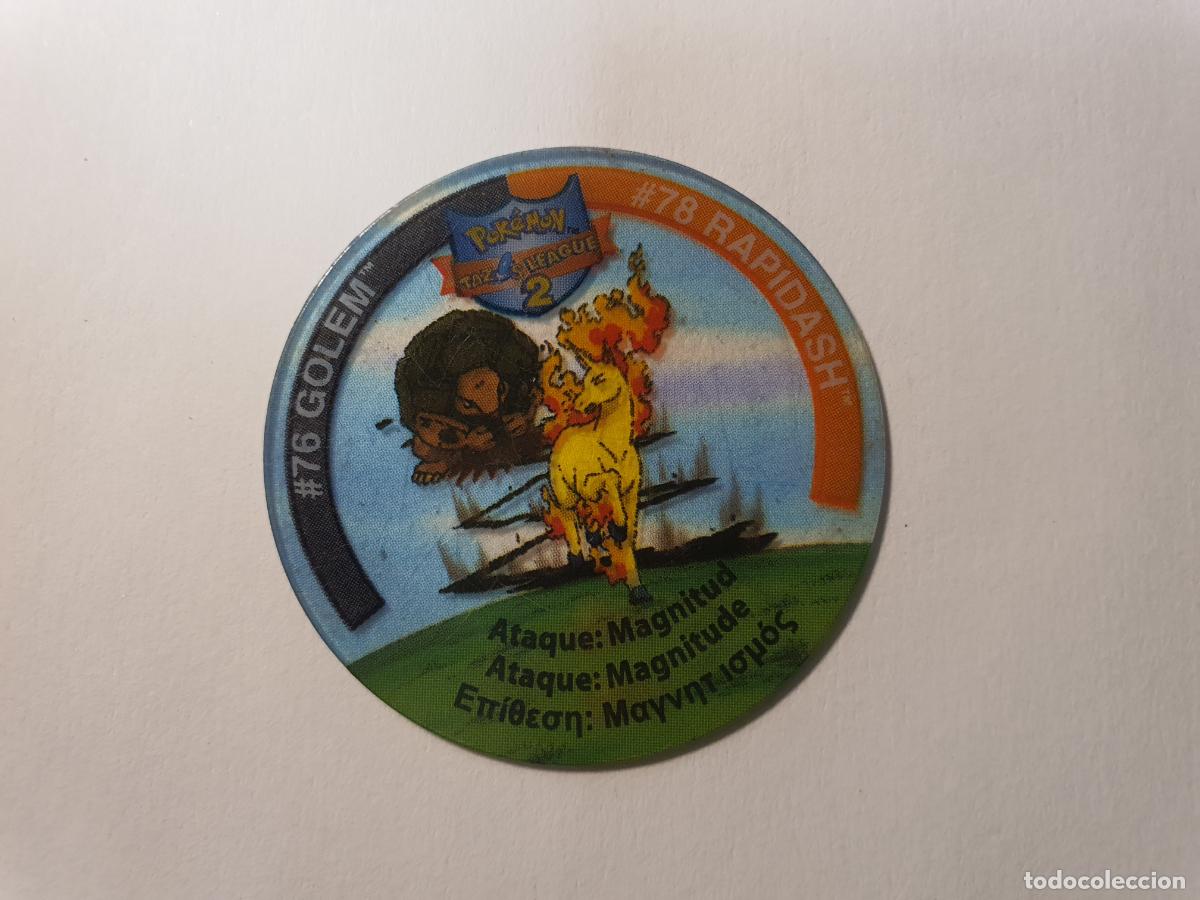 Juguetes antiguos y juegos de colecci&oacute;n: TAZO POKEMON -- A&Ntilde;O 2002 -- POKEMON TAZOS LEAGUE 2 -- MATUTANO - ESPA&Ntilde;A -- N&ordm; 76 78