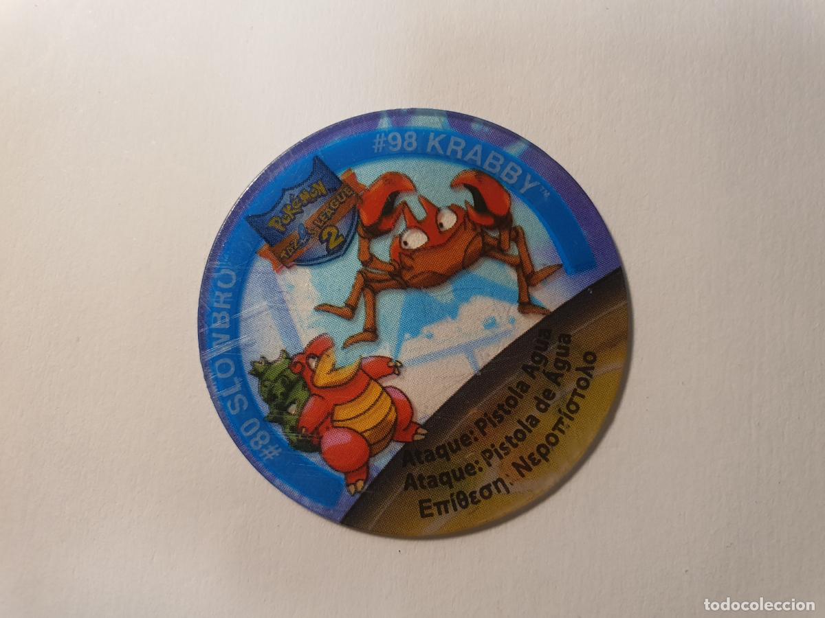 Juguetes antiguos y juegos de colecci&oacute;n: TAZO POKEMON -- A&Ntilde;O 2002 -- POKEMON TAZOS LEAGUE 2 -- MATUTANO - ESPA&Ntilde;A -- N&ordm; 80 98