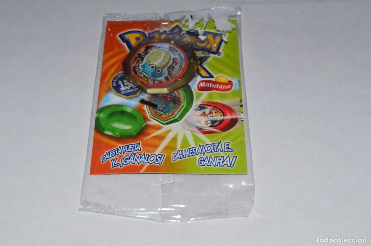 Juguetes antiguos y juegos de colecci&oacute;n: COLECCI&Oacute;N TAZOS MATUTANO POK&Eacute;MON NOX TAZO CAPS POGS #138 OMANYTE EVOLUTION 1 PRECINTADO CHECKLIST