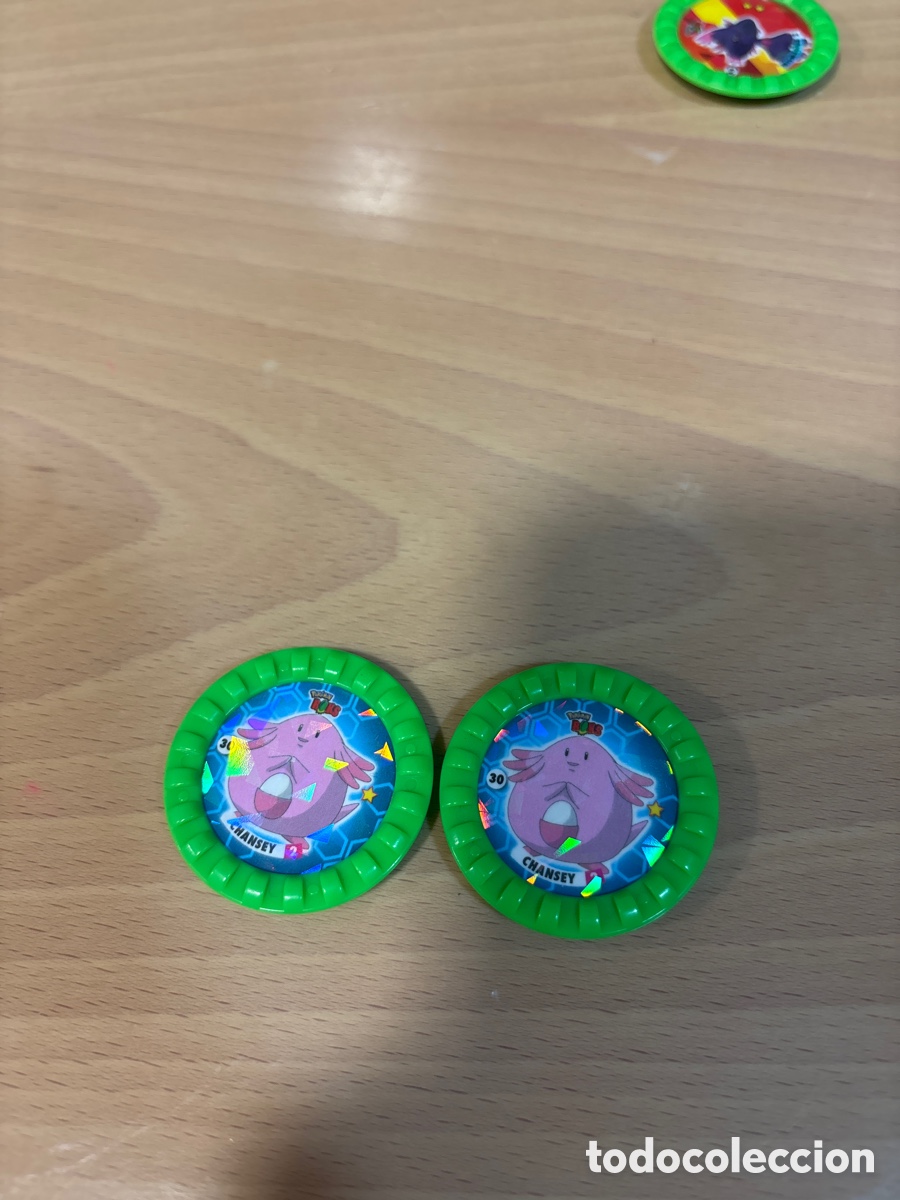 Juguetes antiguos y juegos de colecci&oacute;n: Tazo pokemon roks chansey