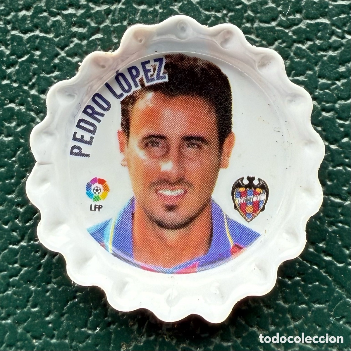 Giocattoli antichi e Giochi di collezione: PEDRO LOPEZ LEVANTE UD CHAPA GREFUSA GREFUCHAPAS 2013 2014 LIGA BBVA 13 14
