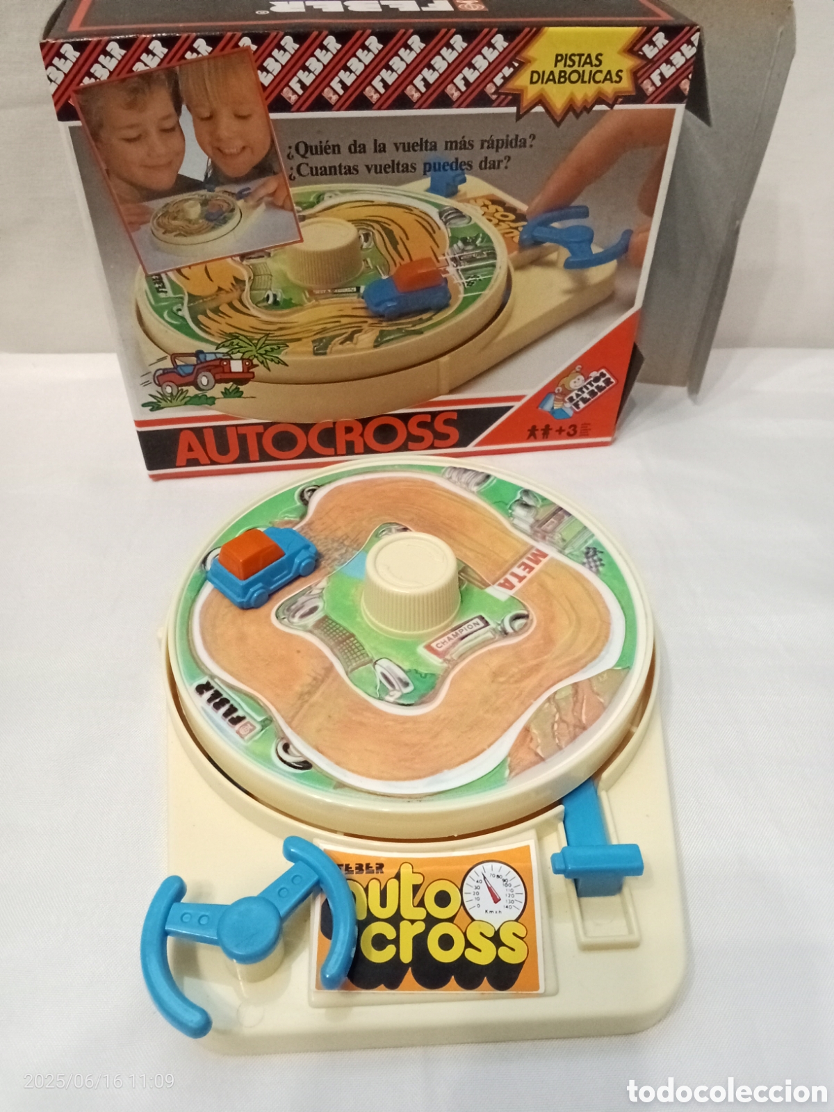 Antique Toys and Collectible Games: PISTAS FEBER DIAB&Oacute;LICAS AUTOCROSS VINTAGE A&Ntilde;OS 80