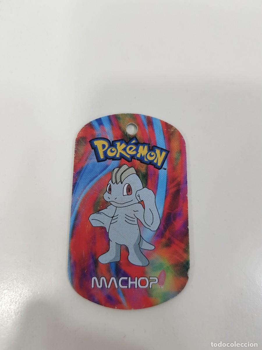 Juguetes antiguos y juegos de colecci&oacute;n: Tazo pokemon 2006 Metal tags Machop