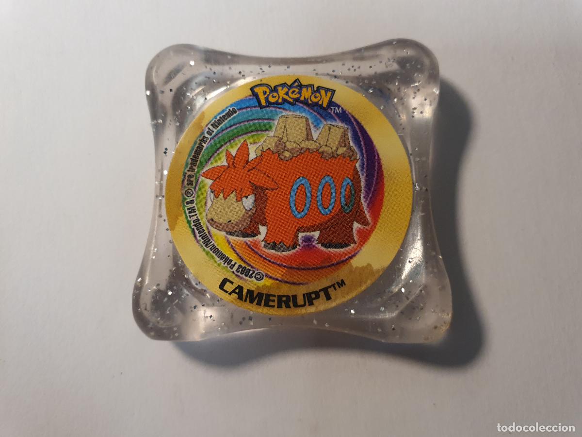 Juguetes antiguos y juegos de colecci&oacute;n: TAZO POKEMON -- 2003 -- POKEMON WAPS -- N&ordm; CAMERUPT