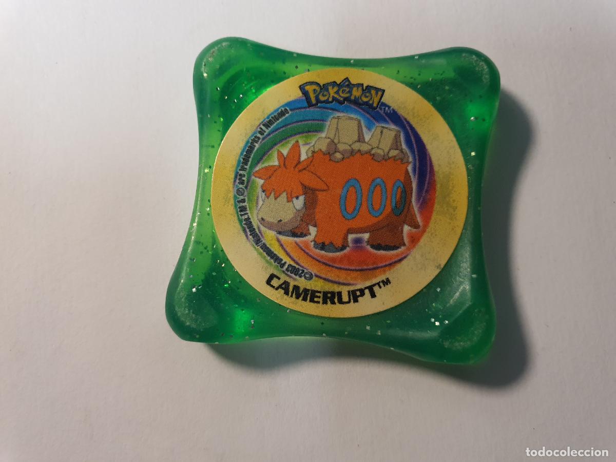 Juguetes antiguos y juegos de colecci&oacute;n: TAZO POKEMON -- 2003 -- POKEMON WAPS -- N&ordm; CAMERUPT