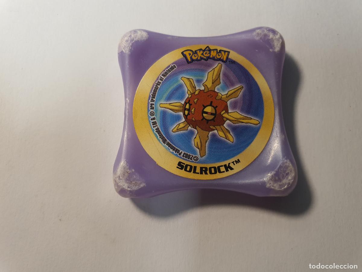 Juguetes antiguos y juegos de colecci&oacute;n: TAZO POKEMON -- 2003 -- POKEMON WAPS -- N&ordm; SOLROCK