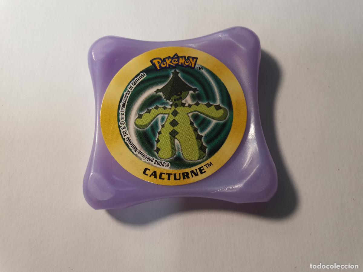 Juguetes antiguos y juegos de colecci&oacute;n: TAZO POKEMON -- 2003 -- POKEMON WAPS -- N&ordm; CACTURNE