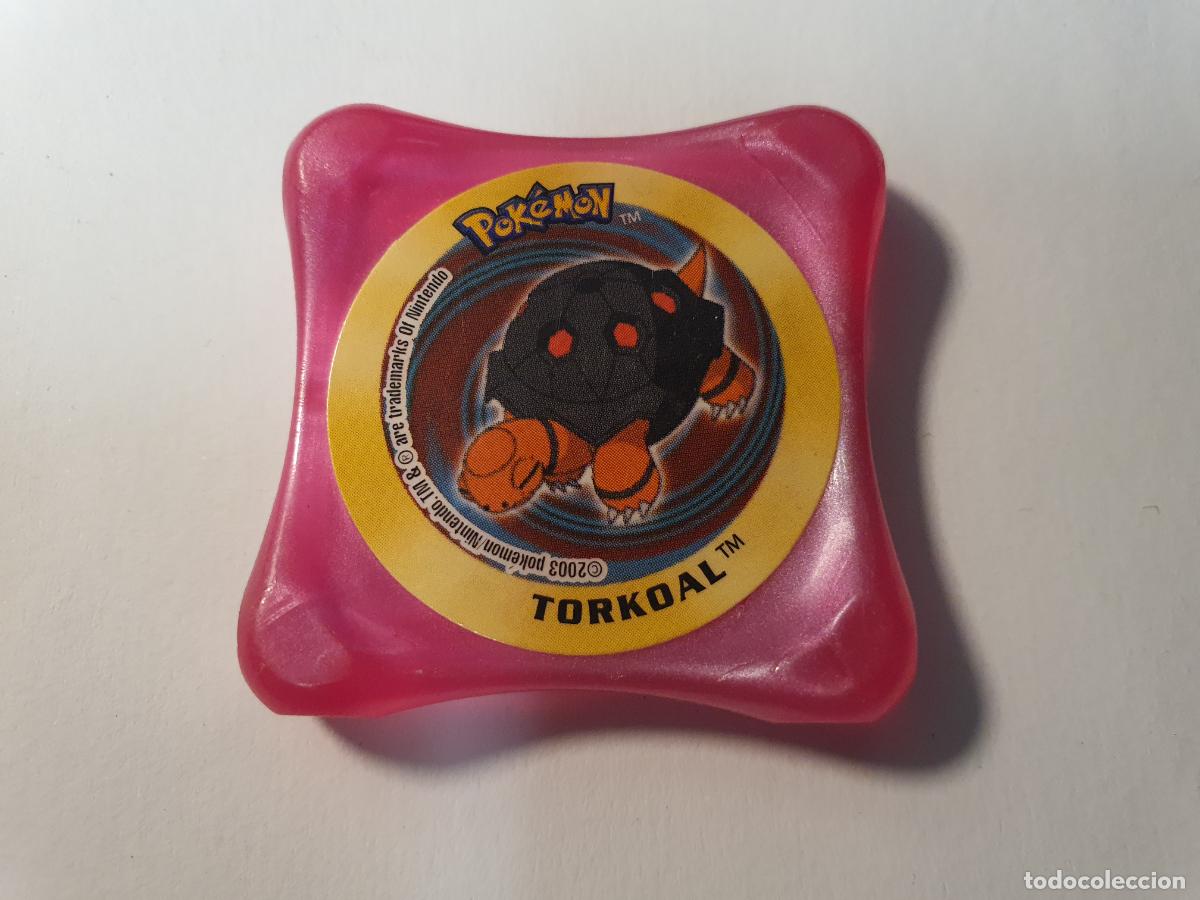 Juguetes antiguos y juegos de colecci&oacute;n: TAZO POKEMON -- 2003 -- POKEMON WAPS -- N&ordm; TORKOAL