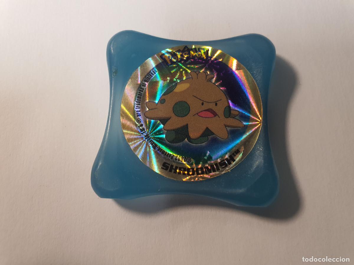 Juguetes antiguos y juegos de colecci&oacute;n: TAZO POKEMON -- 2003 -- POKEMON LASER WAPS -- N&ordm; SHROOMISH