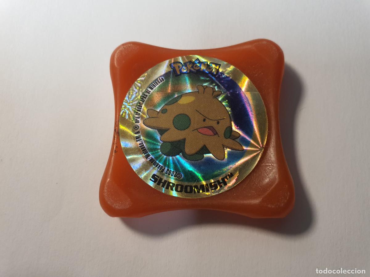 Juguetes antiguos y juegos de colecci&oacute;n: TAZO POKEMON -- 2003 -- POKEMON LASER WAPS -- N&ordm; SHROOMISH
