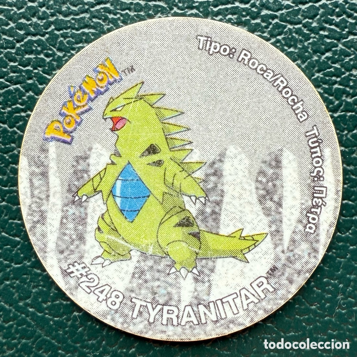 Jouets Anciens et Jeux de collection: TAZO N&ordm; 20 TYRANITAR SIN PEGATINA #248 COLECCI&Oacute;N 2001 STICKER TAZOS POKEMON MATUTANO