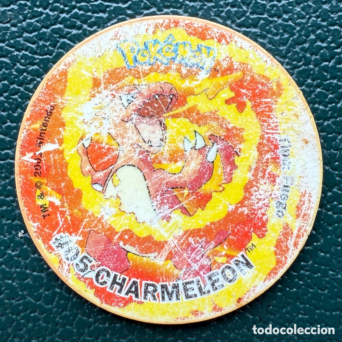Juguetes antiguos y juegos de colecci&oacute;n: TAZO #05 CHARMELEON COLECCI&Oacute;N 2001 POKEMON TAZOS ATTACK MATUTANO