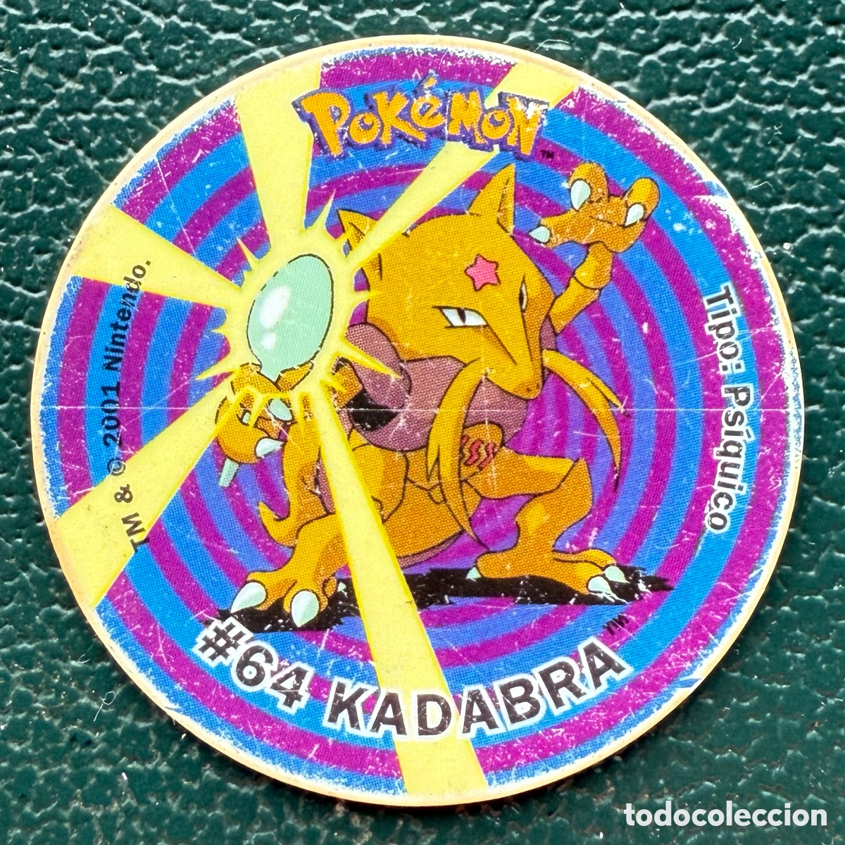 Jouets Anciens et Jeux de collection: TAZO #64 KADABRA COLECCI&Oacute;N 2001 POKEMON TAZOS ATTACK MATUTANO