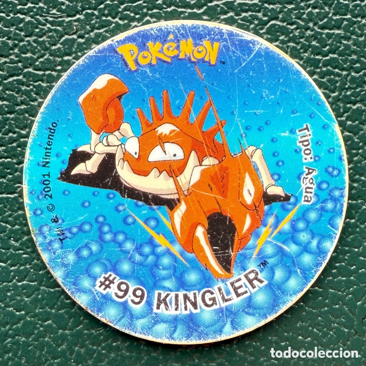 Jouets Anciens et Jeux de collection: TAZO #99 KINGLER COLECCI&Oacute;N 2001 POKEMON TAZOS ATTACK MATUTANO