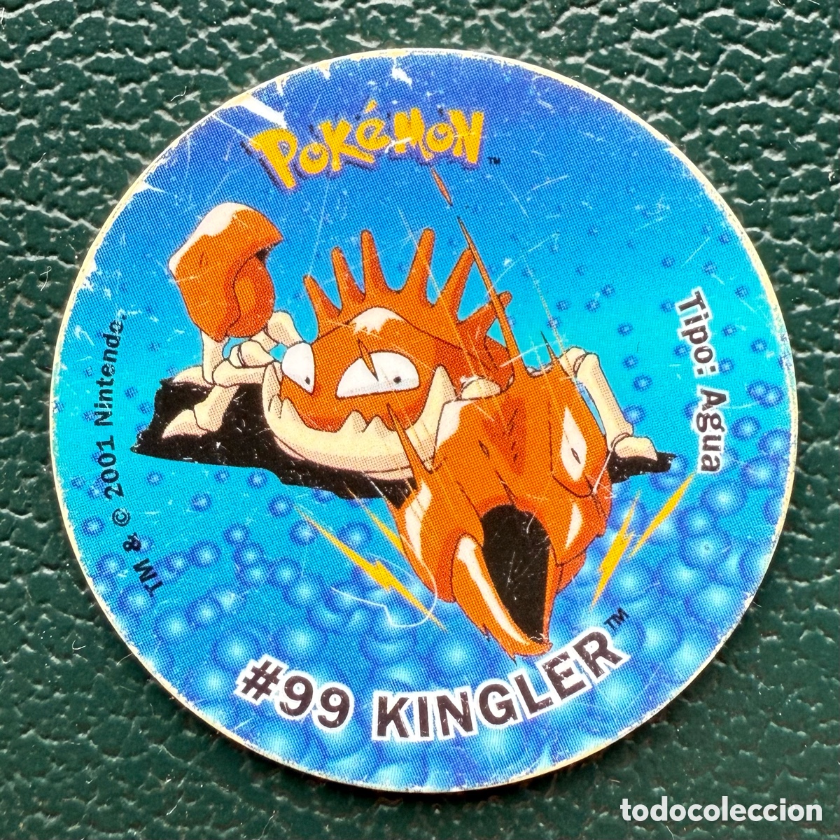 Giocattoli antichi e Giochi di collezione: TAZO #99 KINGLER COLECCI&Oacute;N 2001 POKEMON TAZOS ATTACK MATUTANO