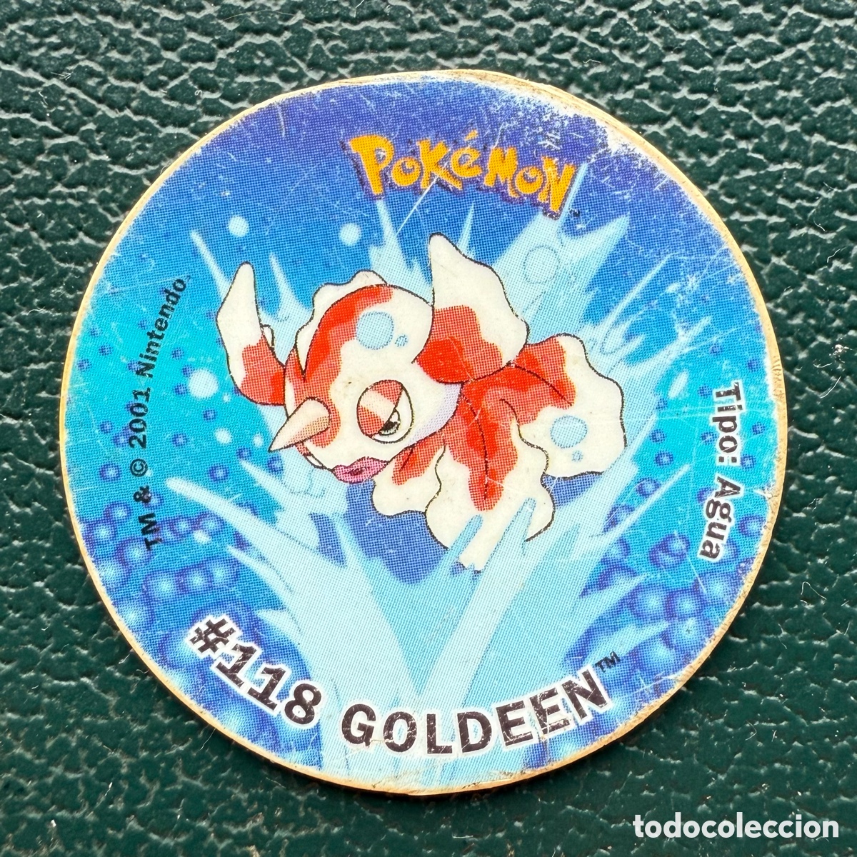 Jouets Anciens et Jeux de collection: TAZO #118 GOLDEEN COLECCI&Oacute;N 2001 POKEMON TAZOS ATTACK MATUTANO
