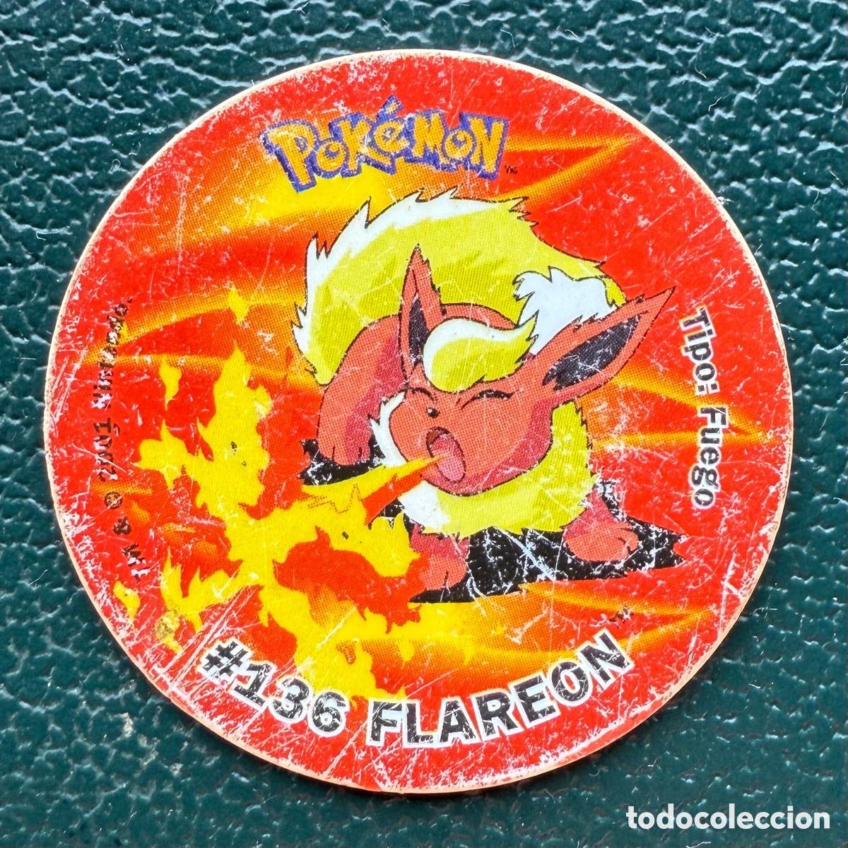 Jouets Anciens et Jeux de collection: TAZO #136 FLAREON COLECCI&Oacute;N 2001 POKEMON TAZOS ATTACK MATUTANO