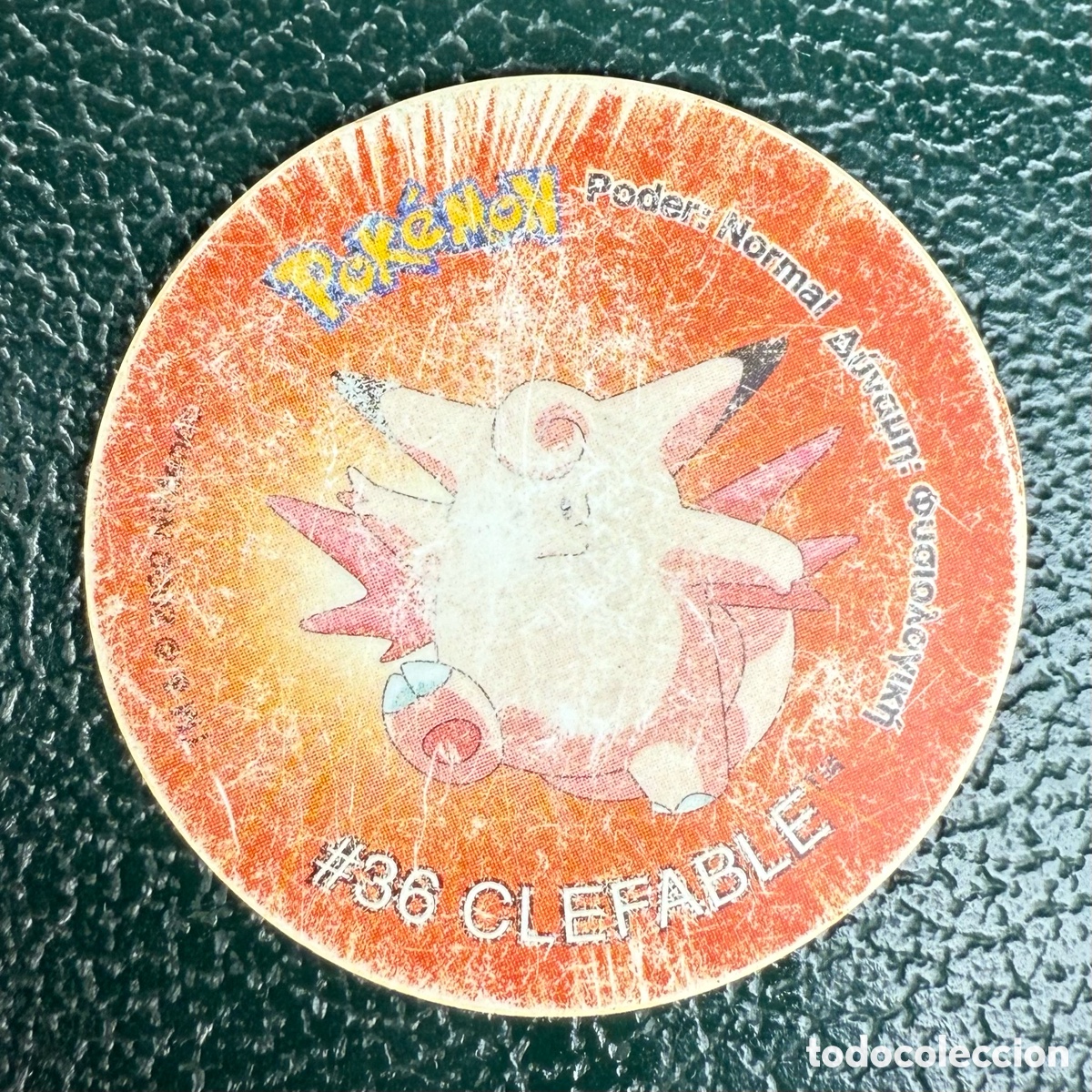 Jouets Anciens et Jeux de collection: TAZO N&ordm; 74 #36 CLEFABLE COLECCI&Oacute;N 2001 POKEMON TAZOS 2 MATUTANO