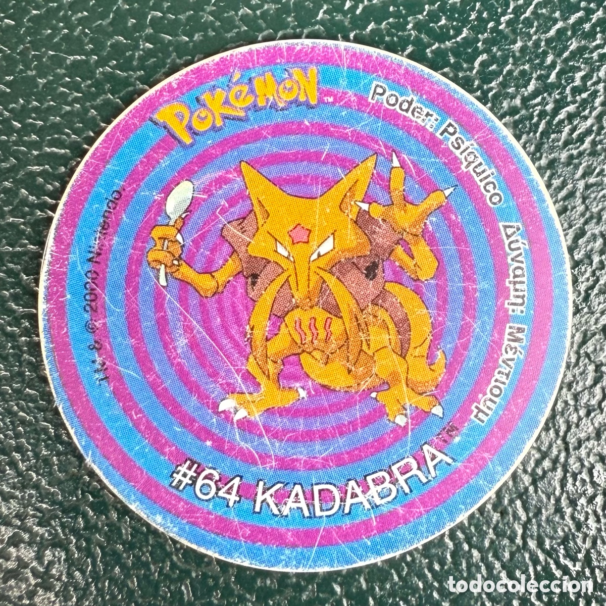 Jouets Anciens et Jeux de collection: TAZO N&ordm; 89 #64 KADABRA COLECCI&Oacute;N 2001 POKEMON TAZOS 2 MATUTANO
