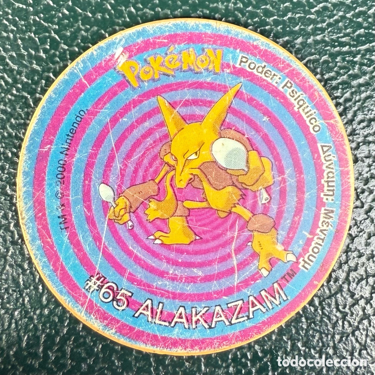Giocattoli antichi e Giochi di collezione: TAZO N&ordm; 90 #65 ALAKAZAM COLECCI&Oacute;N 2001 POKEMON TAZOS 2 MATUTANO