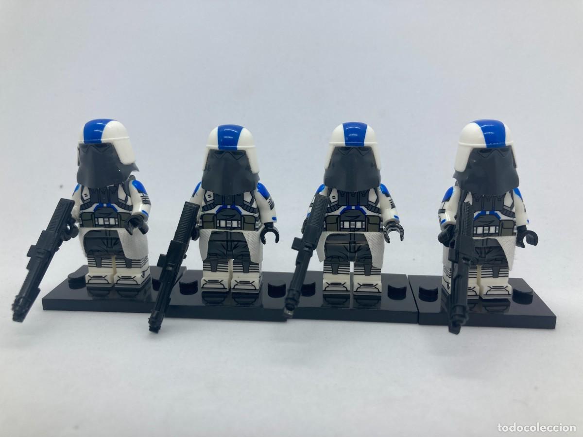 Juguetes antiguos y Juegos de colecci&oacute;n: Minifiguras Star Wars Clones Legi&oacute;n 501 Marines Gal&aacute;cticos