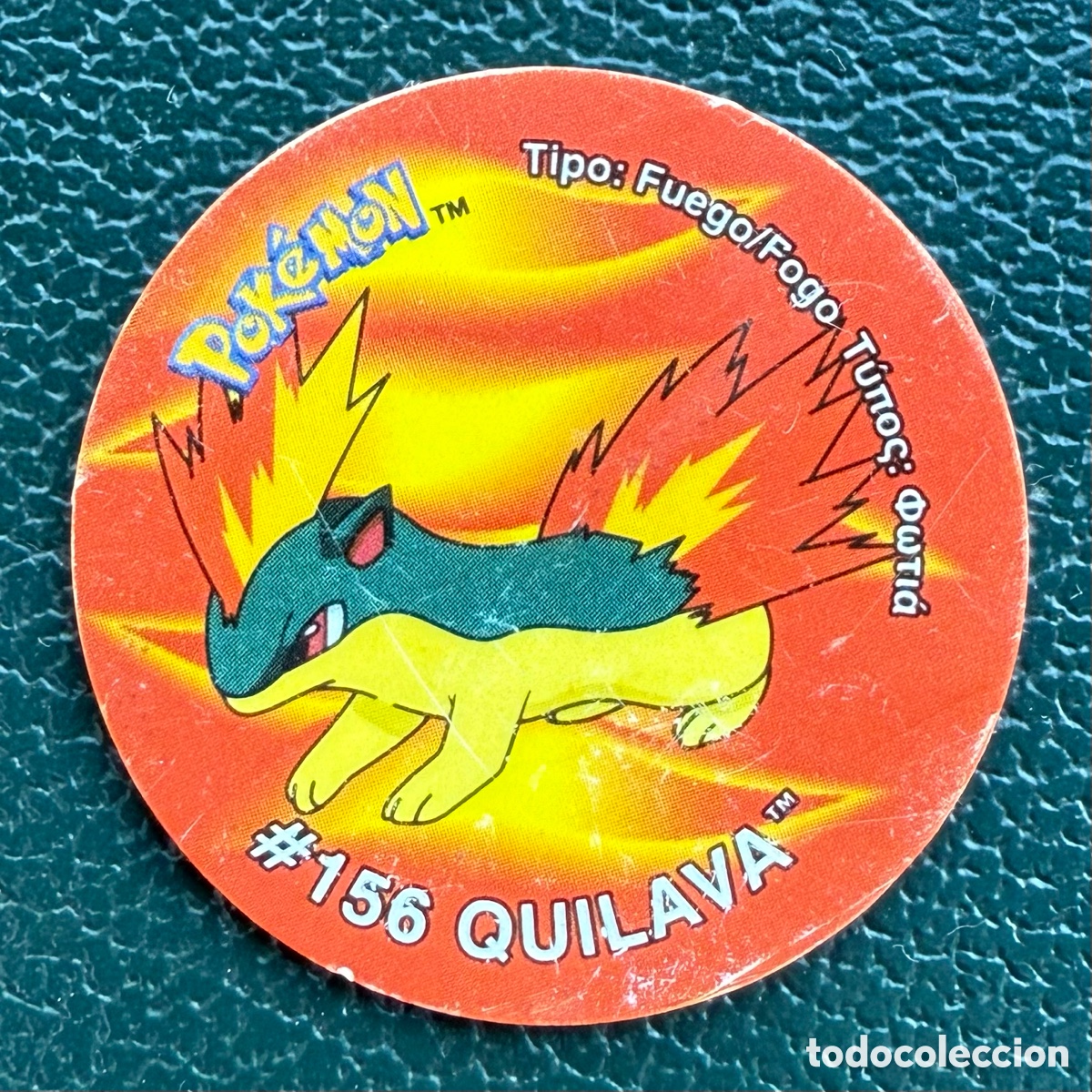Juguetes antiguos y juegos de colecci&oacute;n: TAZO N&ordm; 189 #156 QUILAVA COLECCI&Oacute;N 2001 POKEMON TAZOS 3 MATUTANO