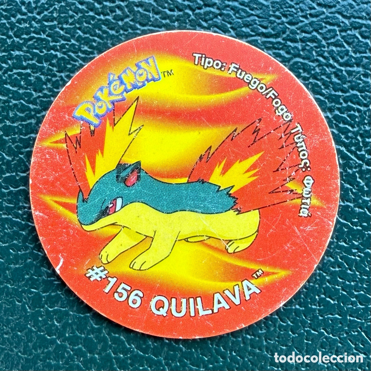 Juguetes antiguos y juegos de colecci&oacute;n: TAZO N&ordm; 189 #156 QUILAVA COLECCI&Oacute;N 2001 POKEMON TAZOS 3 MATUTANO